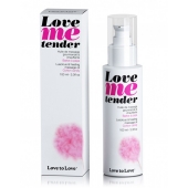 Съедобное согревающее массажное масло Love Me Tender Cotton Candy с ароматом сладкой ваты - 100 мл. - Love to Love - купить с доставкой в Петропавловске-Камчатском