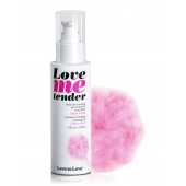 Съедобное согревающее массажное масло Love Me Tender Cotton Candy с ароматом сладкой ваты - 100 мл. - Love to Love - купить с доставкой в Петропавловске-Камчатском