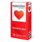 Презервативы Masculan Sensitive plus - 10 шт. - Masculan - купить с доставкой в Петропавловске-Камчатском