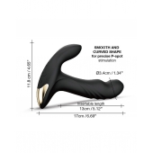Черный вибромассажер простаты Multi P-Joy с 3 моторами - Dorcel - в Петропавловске-Камчатском купить с доставкой