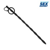 Черный стимулятор уретры Sex Expert - Sex Expert - купить с доставкой в Петропавловске-Камчатском