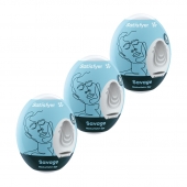 Набор из 3 мастурбаторов-яиц Satisfyer Savage - Satisfyer - в Петропавловске-Камчатском купить с доставкой