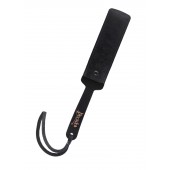 Черный кожаный пэддл - 37 см. - Pecado - купить с доставкой в Петропавловске-Камчатском