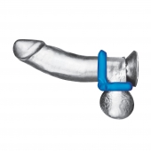Комплект из 2 эрекционных колец-восьмерок 2-Pack Duo Cock And Ball Stamina Enhancement Ring - BlueLine - в Петропавловске-Камчатском купить с доставкой