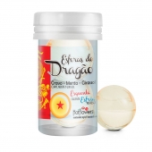 Интимный гель Esferas do Dragao Hot Ball с охлаждающе-разогревающим эффектом (2 шарика по 3 гр.) - HotFlowers - купить с доставкой в Петропавловске-Камчатском