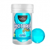 Лубрикант на масляной основе Hot Ball Plus с охлаждающим эффектом (2 шарика по 3 гр.) - HotFlowers - купить с доставкой в Петропавловске-Камчатском