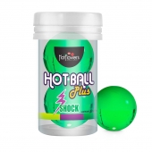 Лубрикант на силиконовой основе Hot Ball Plus с покалывающим эффектом (2 шарика по 3 гр.) - HotFlowers - купить с доставкой в Петропавловске-Камчатском