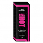 Гель для оральных ласк Oral Hot с согревающим эффектом - 15 гр. - HotFlowers - купить с доставкой в Петропавловске-Камчатском