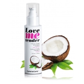 Съедобное согревающее массажное масло Love Me Tender Cocos с ароматом кокоса - 100 мл. - Love to Love - купить с доставкой в Петропавловске-Камчатском
