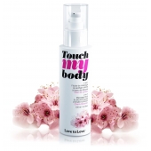 Силиконовый лубрикант 2-в-1 Touch My Body с ароматом вишнёвого цвета - 100 мл. - Love to Love - купить с доставкой в Петропавловске-Камчатском