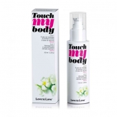 Силиконовый лубрикант 2-в-1 Touch My Body с ароматом моной - 100 мл. - Love to Love - купить с доставкой в Петропавловске-Камчатском
