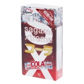 Ароматизированные презервативы Sagami Xtreme COLA - 10 шт. - Sagami - купить с доставкой в Петропавловске-Камчатском