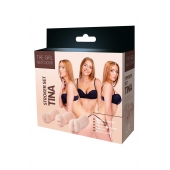 Набор из 3 мастурбаторов The Girl Next Door Tina - Dream Toys - в Петропавловске-Камчатском купить с доставкой