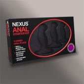 Набор из 3 массажеров простаты чёрного цвета NEXUS ANAL STARTER KIT - Nexus Range - в Петропавловске-Камчатском купить с доставкой