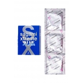 Розовые презервативы Sagami Xtreme FEEL FIT 3D - 3 шт. - Sagami - купить с доставкой в Петропавловске-Камчатском