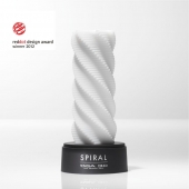 Белый 3D мастурбатор SPIRAL - Tenga - в Петропавловске-Камчатском купить с доставкой