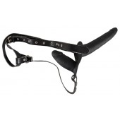 Женский страпон с вагинальной пробкой - 15 см. - Orion - купить с доставкой в Петропавловске-Камчатском