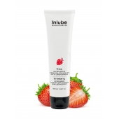 Лубрикант на водной основе Nuei Inlube с алоэ вера и ароматом клубники - 100 мл. - Nuei cosmetics - купить с доставкой в Петропавловске-Камчатском