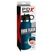 Мастурбатор-вагина в синей колбе F*ck Flask - Pipedream - в Петропавловске-Камчатском купить с доставкой