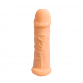 Телесный фаллоудлинитель Extra Size Bubbles - 15,5 см. - Lola Games - в Петропавловске-Камчатском купить с доставкой