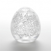 Мастурбатор-яйцо Keith Haring EGG PARTY - Tenga - в Петропавловске-Камчатском купить с доставкой