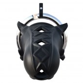 Черный замок верности Extreme Silicone Cock Blocker - Pipedream - купить с доставкой в Петропавловске-Камчатском