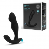 Черный утяжеленный анальный стимулятор Rocker Plug - 12 см. - b-Vibe - в Петропавловске-Камчатском купить с доставкой