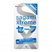 Презервативы Sagami Xtreme Ultrasafe с двойным количеством смазки - 10 шт. - Sagami - купить с доставкой в Петропавловске-Камчатском