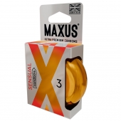 Презервативы анатомической формы Maxus Sensual - 3 шт. - Maxus - купить с доставкой в Петропавловске-Камчатском