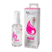 Возбуждающая силиконовая вагинальная смазка Yes Heat - 50 мл. - Sitabella - купить с доставкой в Петропавловске-Камчатском