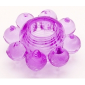 Мягкая фиолетовая гелевая насадка - Toyfa Basic - в Петропавловске-Камчатском купить с доставкой