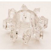 Прозрачное гелевое эрекционное кольцо-звезда - Toyfa Basic - в Петропавловске-Камчатском купить с доставкой