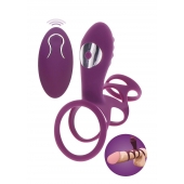Фиолетовая эрекционная вибронасадка Halo Halo C-Ring Sleeve - Toy Joy - в Петропавловске-Камчатском купить с доставкой