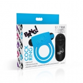 Голубое эрекционное виброкольцо 28X Remote Control Vibrating Cock Ring   Bullet - XR Brands - в Петропавловске-Камчатском купить с доставкой