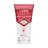 Интимный гель-смазка на водной основе Lubrimax Magic Strawberry - 75 мл. - ИнтелБИО - купить с доставкой в Петропавловске-Камчатском
