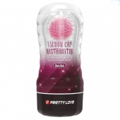 Прозрачный текстурированный мастурбатор Vacuum Cup Masturbator Black Hole - Baile - в Петропавловске-Камчатском купить с доставкой