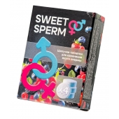 Шипучие таблетки для мужчин Sweet Sperm для изменения вкуса спермы (4 шт. по 0,5 гр.) - Капиталпродукт - купить с доставкой в Петропавловске-Камчатском