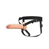 Полый страпон на ремнях 8’’ Hollow Silicone Strap-on - Pipedream - купить с доставкой в Петропавловске-Камчатском