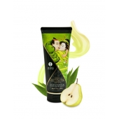 Массажный крем для тела с ароматом груши и зелёного чая Pear   Exotic Green Tea - 200 мл. - Shunga - купить с доставкой в Петропавловске-Камчатском
