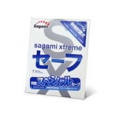 Презерватив Sagami Xtreme Ultrasafe с двойным количеством смазки - 1 шт. - Sagami - купить с доставкой в Петропавловске-Камчатском