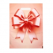 Пакет с принтом в виде банта с вырубной ручкой (30х40 см) - Сима-Ленд - купить с доставкой в Петропавловске-Камчатском