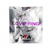 Прозрачное виброкольцо с двумя вибропульками - Toyfa Basic - в Петропавловске-Камчатском купить с доставкой