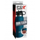 Смуглый мастурбатор-вагина в синей колбе F*ck Flask - Pipedream - в Петропавловске-Камчатском купить с доставкой