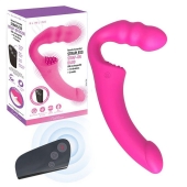 Розовый безремневой страпон Straples Strap-On Dildo - Erokay - купить с доставкой в Петропавловске-Камчатском
