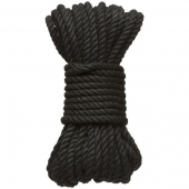 Черная верёвка для связывания и фиксации Bind Tie - 9,14 м. - Doc Johnson - купить с доставкой в Петропавловске-Камчатском