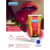 Интимная гель-смазка Shefox «Сладкая клубника» - 50 мл. - Shefox - купить с доставкой в Петропавловске-Камчатском