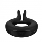 Черное эрекционное кольцо Marry Me Rechargeable Vibrating Cockring - Adrien Lastic - в Петропавловске-Камчатском купить с доставкой