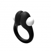 Черное эрекционное кольцо Zippy Vibrating Ring With Bullet - Adrien Lastic - в Петропавловске-Камчатском купить с доставкой