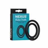 Черное двойное эрекционное кольцо Nexus Enduro Double - Nexus Range - в Петропавловске-Камчатском купить с доставкой