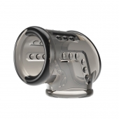 Дымчатая насадка на пенис и мошонку - Baile - в Петропавловске-Камчатском купить с доставкой